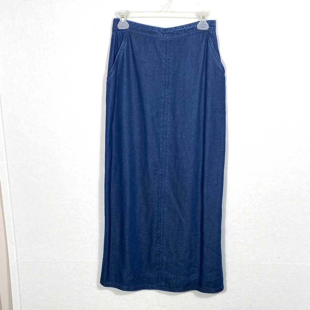 Vintage Citywear Lightweight Denim Maxi Skirt size medium